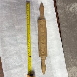 Carved Wooden Rolling Pin